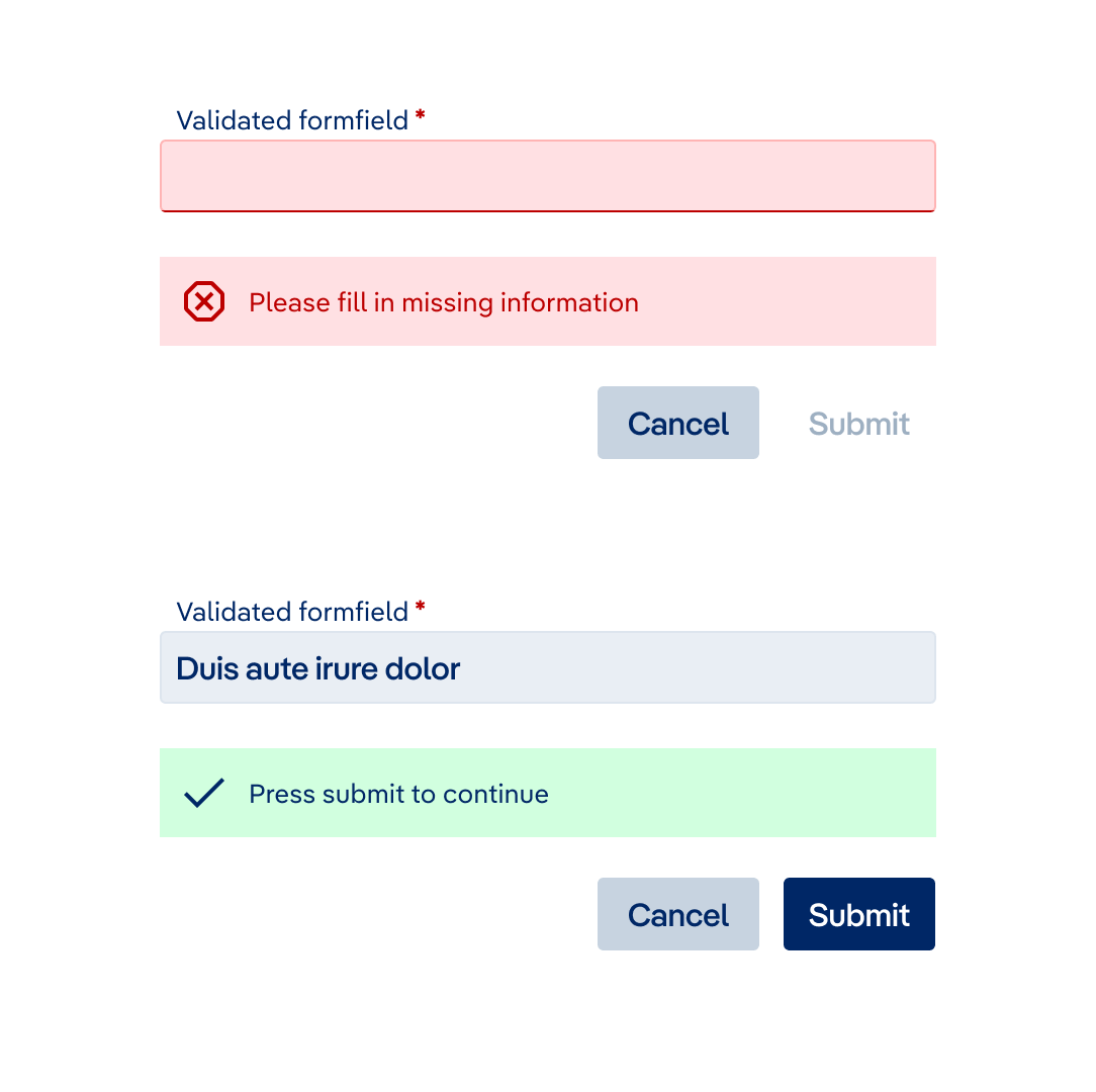 Clearly identify what the inline message is related too. This can be ...
